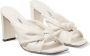 Jimmy Choo Avenue 85mm knotted leather sandals White - Thumbnail 2