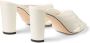 Jimmy Choo Avenue 85mm knotted leather sandals White - Thumbnail 3