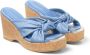 Jimmy Choo Avenue wedge sandals Blue - Thumbnail 2
