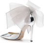 Jimmy Choo Averly 100mm oversized-bow pumps Silver - Thumbnail 3
