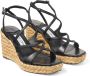 Jimmy Choo Ayla 85mm wedge sandals Black - Thumbnail 2