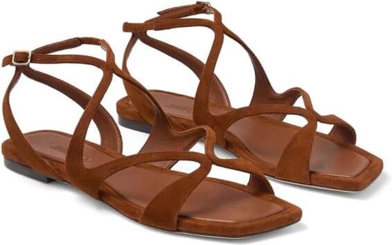 Jimmy Choo Ayla flat sandals Brown