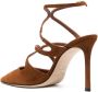 Jimmy Choo Azia 105mm pointed suede pumps Brown - Thumbnail 3