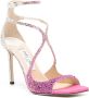 Jimmy Choo Azia 95mm crystal-embellished sandals Pink - Thumbnail 2