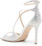 Jimmy Choo Azia 95mm crystal-embellished sandals White - Thumbnail 2