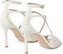 Jimmy Choo Azia 95mm pearl-embellished sandals White - Thumbnail 3