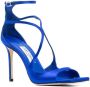 Jimmy Choo Azia 95mm satin sandals Blue - Thumbnail 2