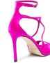 Jimmy Choo Azia 95mm satin sandals Pink - Thumbnail 4