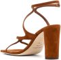 Jimmy Choo Azie 80mm suede sandals Brown - Thumbnail 3