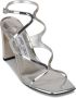 Jimmy Choo Azie 85mm leather sandals Silver - Thumbnail 2