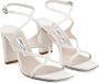Jimmy Choo Azie 85mm leather sandals White - Thumbnail 2