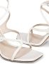 Jimmy Choo Azie 85mm leather sandals White - Thumbnail 5