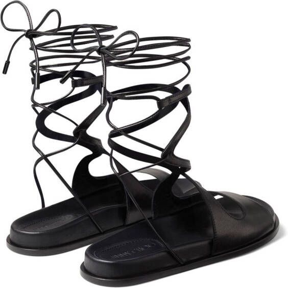 Jimmy Choo Azure gladiator sandals Black