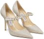 Jimmy Choo Baily 100mm pearl-embellished pumps Neutrals - Thumbnail 2