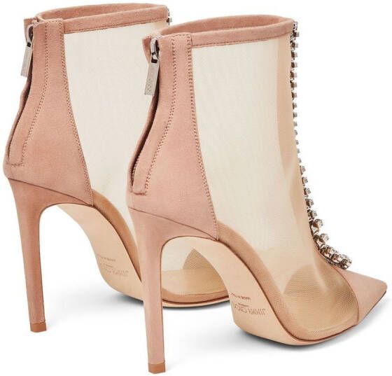 Jimmy Choo Bing 100mm ankle boots Pink