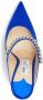 Jimmy Choo Bing 100mm pointed mules Blue - Thumbnail 4