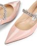 Jimmy Choo Bing crystal-strap ballerina shoes Pink - Thumbnail 5