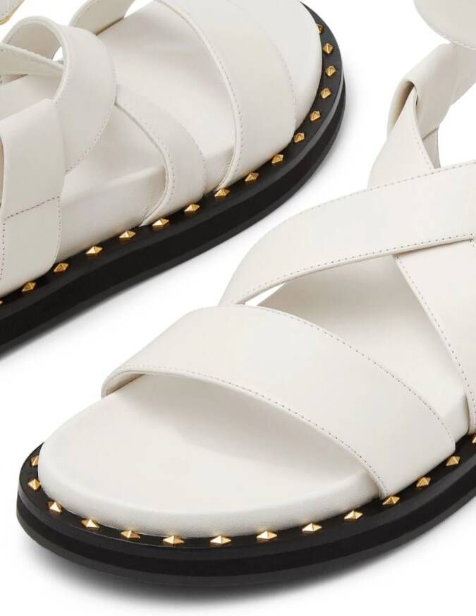 Jimmy Choo Blaise leather sandals White