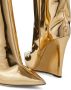 Jimmy Choo Blake metallic 110mm wedge boots Gold - Thumbnail 5
