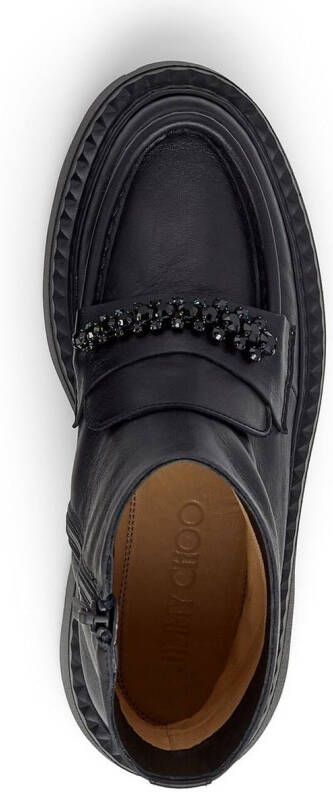 Jimmy Choo Bryer crystal-embellished boots Black