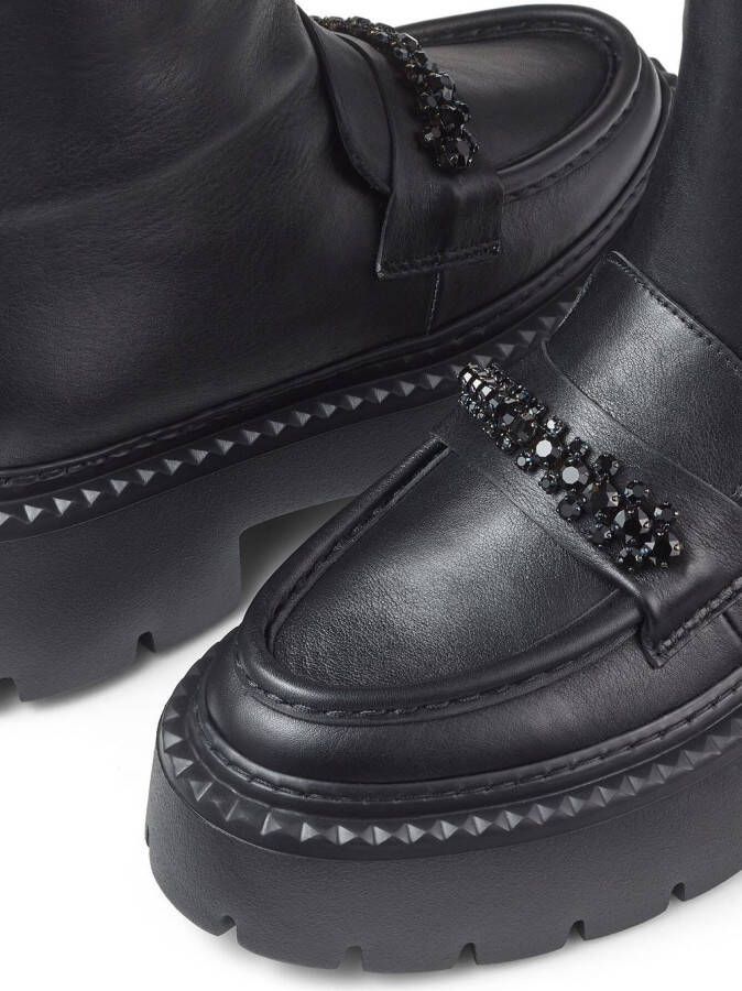 Jimmy Choo Bryer crystal-embellished boots Black