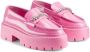 Jimmy Choo Bryer crystal leather loafers Pink - Thumbnail 2