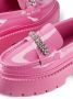 Jimmy Choo Bryer crystal leather loafers Pink - Thumbnail 5