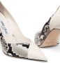 Jimmy Choo Cass 95mm leather pumps White - Thumbnail 5