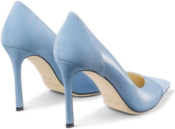 Jimmy Choo Cass 95mm pointed-toe pumps Blue