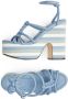 Jimmy Choo Clare 130mm platform sandals Blue - Thumbnail 4