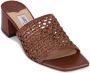 Jimmy Choo crochet-strap heeled sandals Brown - Thumbnail 2