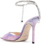 Jimmy Choo crystal-embellished 110mm stiletto sandals Pink - Thumbnail 3