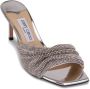 Jimmy Choo crystal-embellished leather sandals Silver - Thumbnail 2