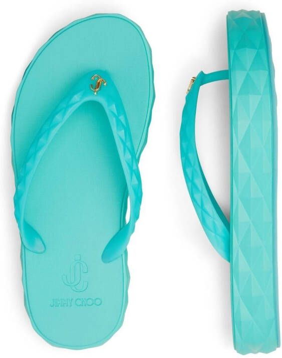 Jimmy Choo Diamond flip-flops Blue