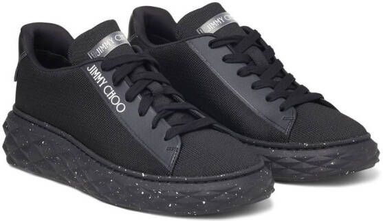 Jimmy Choo Diamond Light lace-up sneakers Black