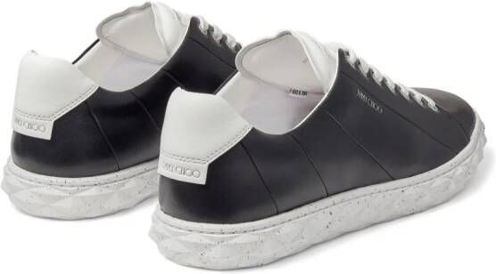 Jimmy Choo Diamond Light leather sneakers Black