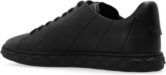 Jimmy Choo Diamond Light leather sneakers Black