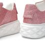 Jimmy Choo Diamond Light Maxi glitter low-top sneakers Pink - Thumbnail 5