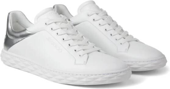 Jimmy Choo Diamond Light M II leather sneakers White