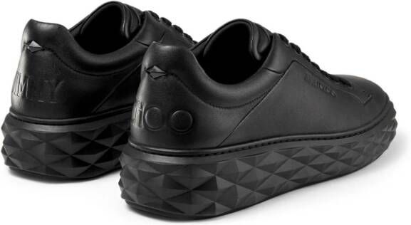 Jimmy Choo Diamond Maxi leather sneakers Black