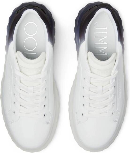 Jimmy Choo Diamond Maxi F II ombré-effect sneakers White