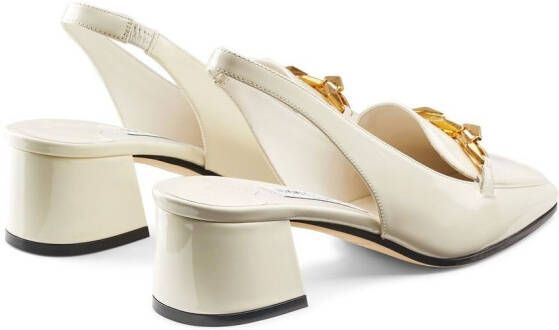 Jimmy Choo Diamond Tilda 45mm sandals Neutrals