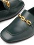 Jimmy Choo Diamond Tilda leather loafers Green - Thumbnail 5