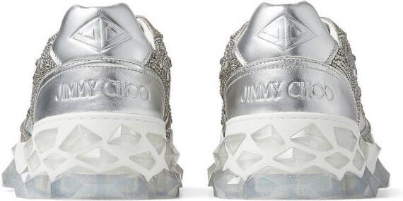 Jimmy Choo Diamond x Strap low-top sneakers Grey