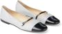 Jimmy Choo Elisa leather ballerina shoes Silver - Thumbnail 2