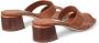 Jimmy Choo Ellison 45mm leather mules Brown - Thumbnail 2