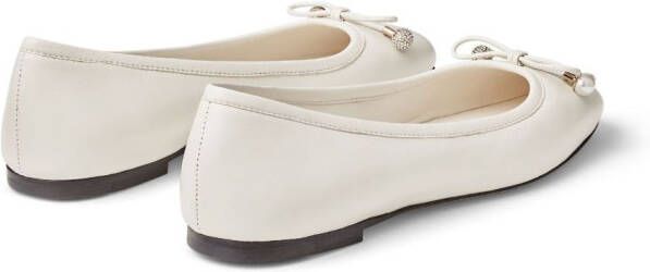 Jimmy Choo Elme ballerina shoes White
