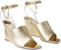 Jimmy Choo Elyna metallic wedge sandals Gold - Thumbnail 2