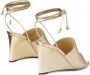 Jimmy Choo Elyna metallic wedge sandals Gold - Thumbnail 3