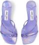 Jimmy Choo Etana 50mm leather mules Purple - Thumbnail 4